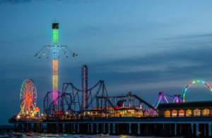 pier at night